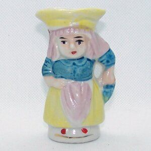 VTG - Mini Colonial Woman Toby Jug Figurine